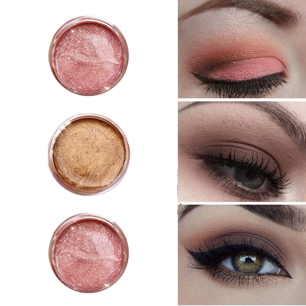 

Glitter Eyeshadow Long Lasting Waterproof Eye Shadow 7 Colors Natural Makeup Palette Cosmetics Make Up Glitter Naked Eyeshadow