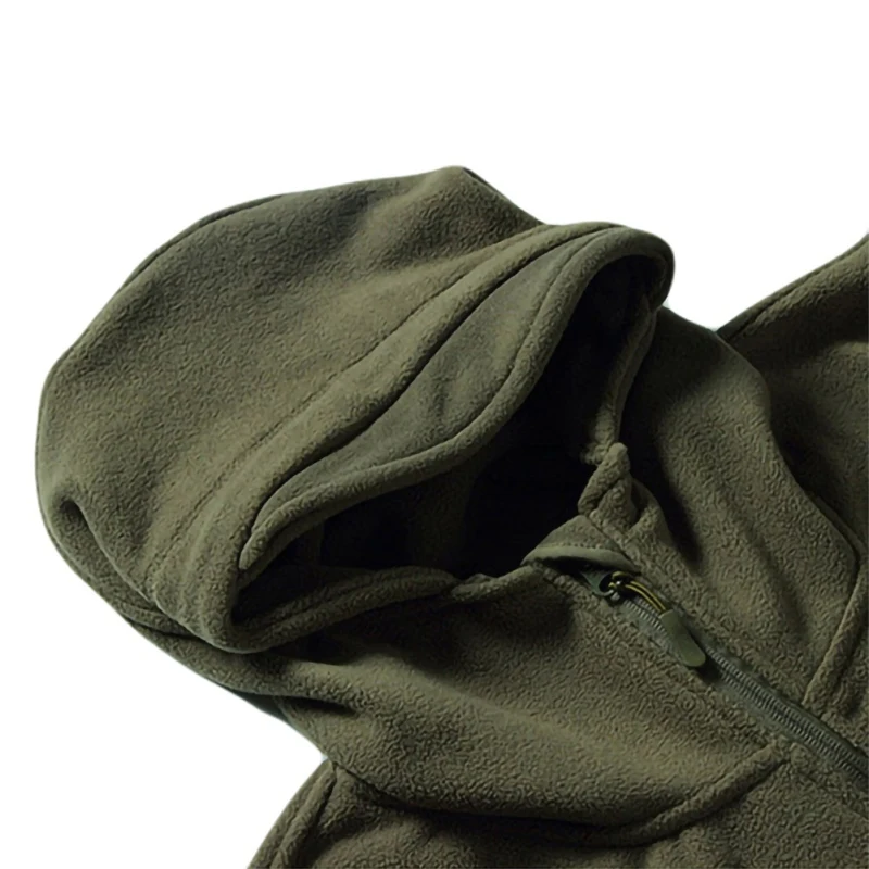Военная Тактическая уличная мягкая оболочка флисовая куртка мужская армейская Polartec Спортивная термальная охотничья спортивная куртка с капюшоном