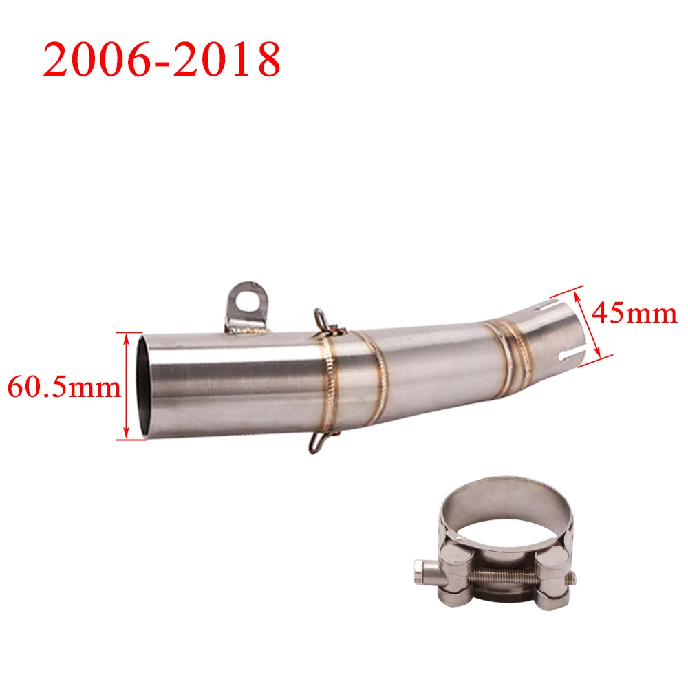 For Yamaha R6 YZF-R6 R 6 2006- 1998- 2005 2006- Motorcycle Exhaust Medium Tube Connector Connector Sliding