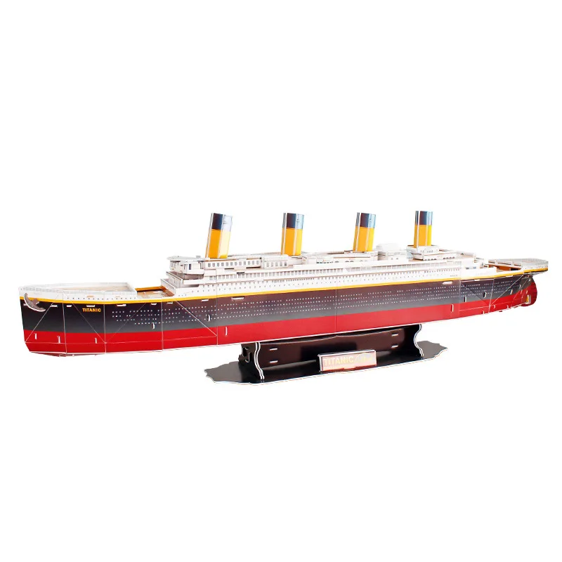 

Cubicfun 3D Jigsaw Puzzle Titanic Ship Model DIY Assembled Papercraft Toy