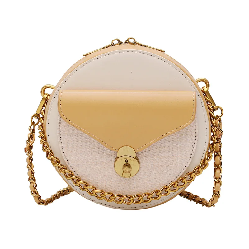 

FLAME HORSE Women Pattern Round Shoulder Messenger Handbags New Female PU Leather Crossbody Casual Small Satchel Bags