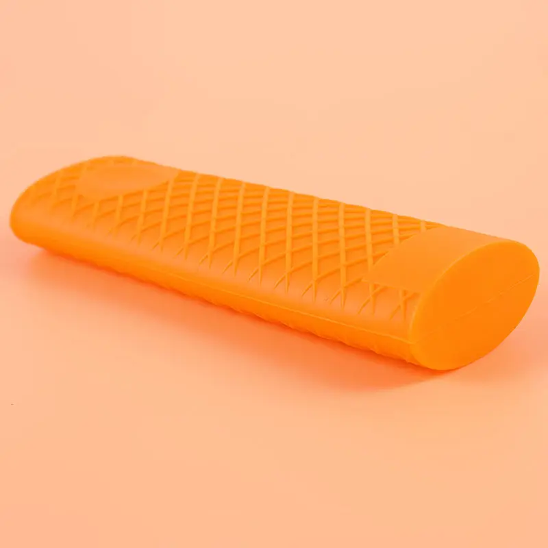 Уникальные кухонные инструменты, силиконовая ручка для кастрюли, держатель для кастрюли, рукав, нескользящая крышка, ручка для кухонной посуды, запчасти для кухонной посуды, NewArrive - Color: orange