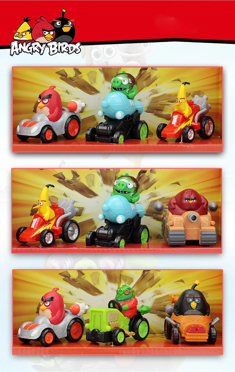 Maisto Angry Birds 2 классический фильм игра тематическая серия abs-игрушка автомобильный прицеп модели игрушечных автомобилей для детей подарки коллекция