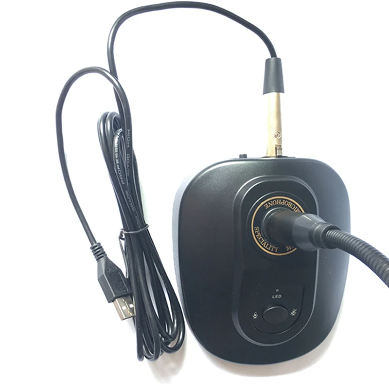 USB Настольный стоячий микрофонная гусиная петля конденсаторный микрофон
