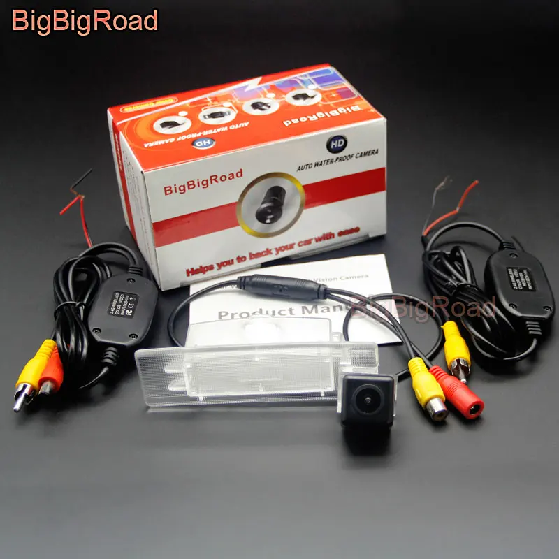 BigBigRoad для hyundai Lotze KX5 K5 K4 K7 I40 KIA Optima 2012- Автомобильная беспроводная камера заднего вида HD цветное изображение - Название цвета: Wireless-N