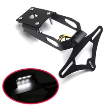 Держатель номерного знака светодиодный светильник для KAWASAKI Z650 NINJA 650 аксессуары для мотоциклов ХВОСТ Tidy Fender Eliminator CNC