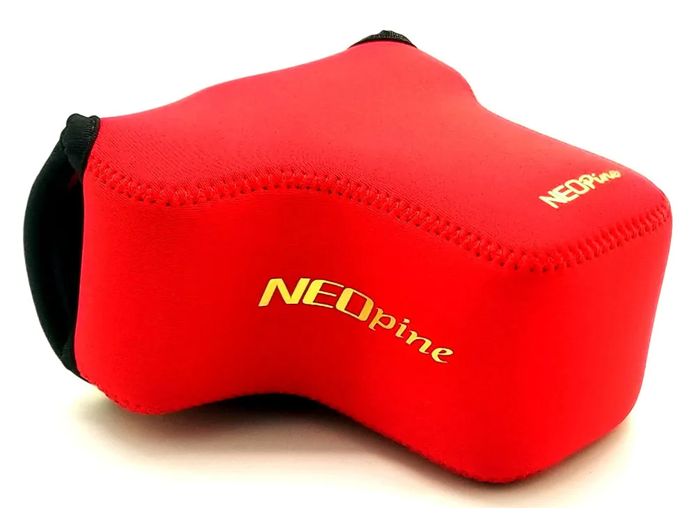 Неопреновый ультра-светильник, сумка для внутренней камеры, мягкий чехол для камеры Canon EOS M6 Mark II M6MK2 EOS M6 M50 M5 с объективом 18-150 мм - Цвет: Red
