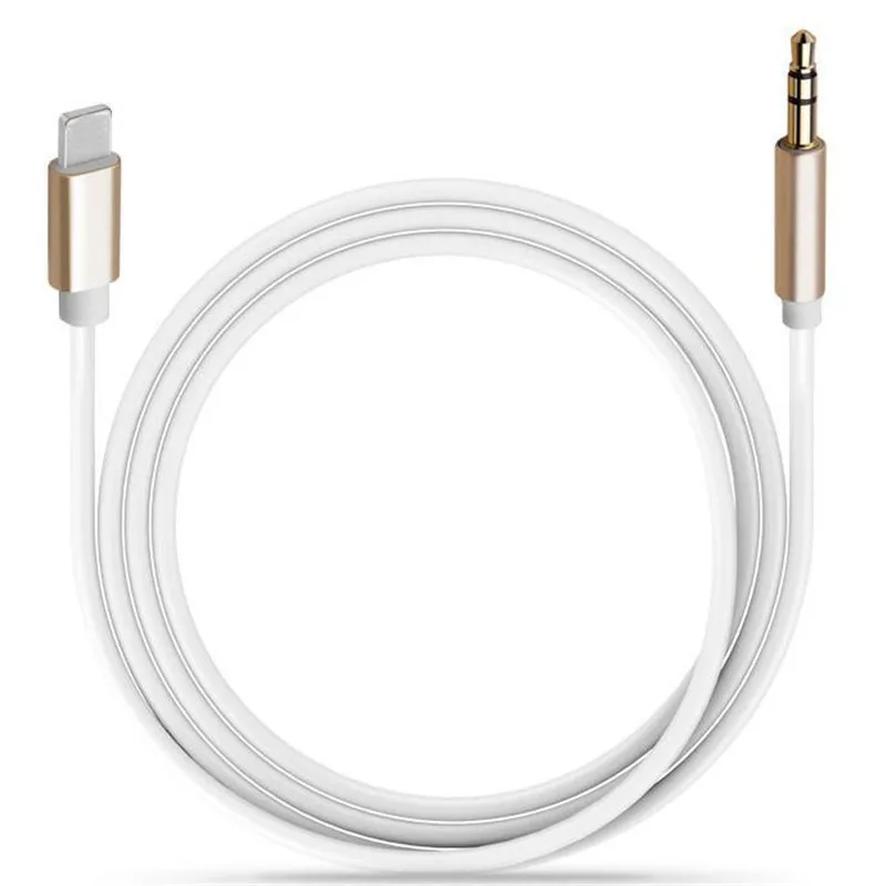 Для IPhone7 AUX автомобильный адаптер Кабель Apple 8XR XS Lightning Turn 3,5 Мужской разъем аудио кабель KY172