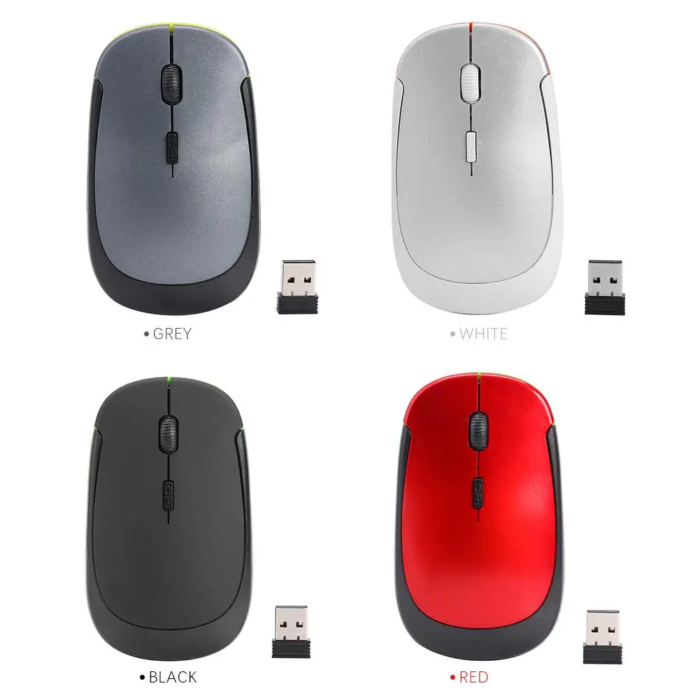 

High-quality Ultra Thin 2.4G mouse 2.4GHz 1600DPI Wireless Gaming Computer Mouse USB Receiver Pro Gamer For PC Laptop Desktop