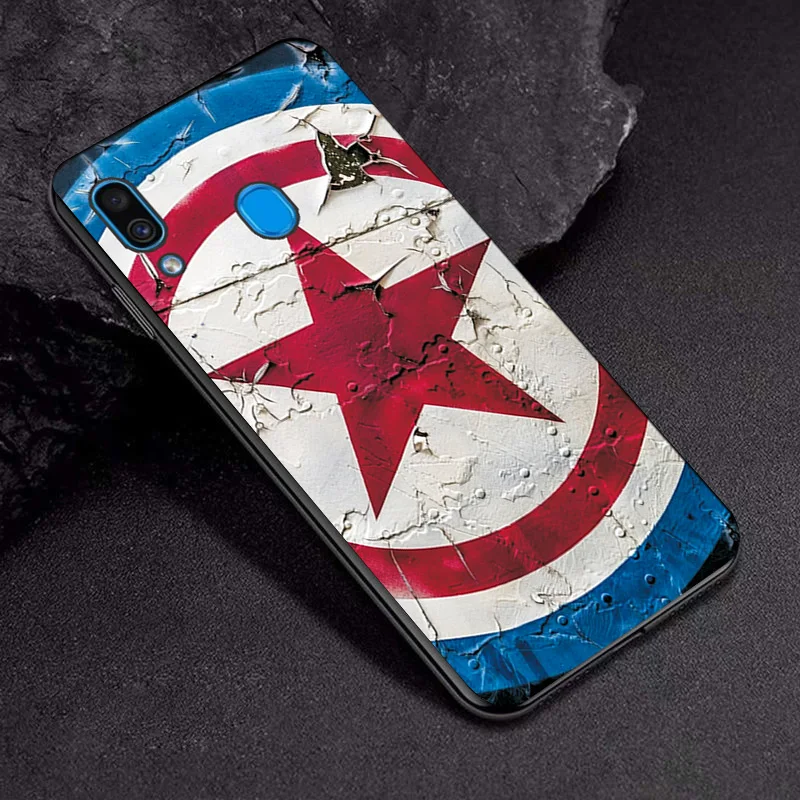 TPUBLK652 Крышка для samsung Galaxy A10 A20 A30 чехол Крышка героя Marvel из термопластика черный для samsung A50 A60 A70 A20E A40 A30S A50S A70S чехол для телефона - Цвет: TPUBLK652
