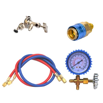 

R22 Refrigerant Air Conditioning Fluoride Adding Tool Kit Car Air Conditioning Freon Common Cool Gas Meter