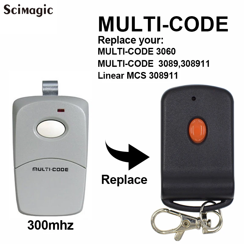 Garage Door Remote Control Transmitter For 3060 3089 Multi Code 10 Dip Switch Multi Code 308911 Ez Code Remote Control Remote Controls Aliexpress