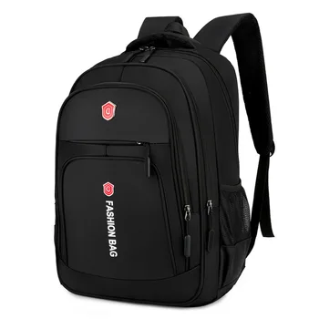 

Men Backpacks Casual Solid Color Oxford Business Bag Multi-functional Large-capacity Backpack Student Schoolbag Male Travel Bag