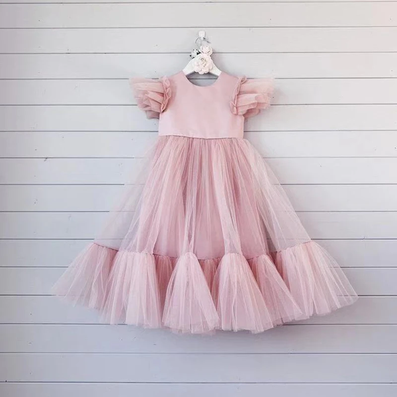 Fashion Flower Girls Dresses For Wedding And Party Kids Princess Long Summer Dress Vestidos Children Costumes | Детская одежда и