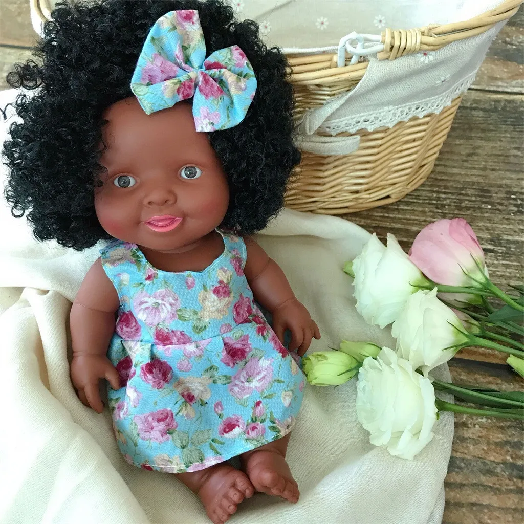 Высококачественная имитация сна африканская кукла игрушка Черная игрушка лучший подарок игрушка для детей игурушки для девочки@ 45