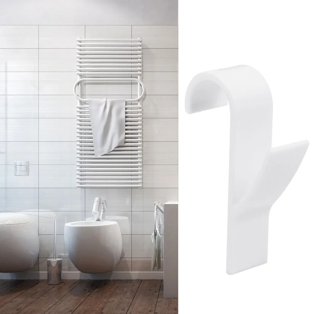 

6Pcs Stylish Transparent Creative Storage Holders Shaped Hooks for Bathroom