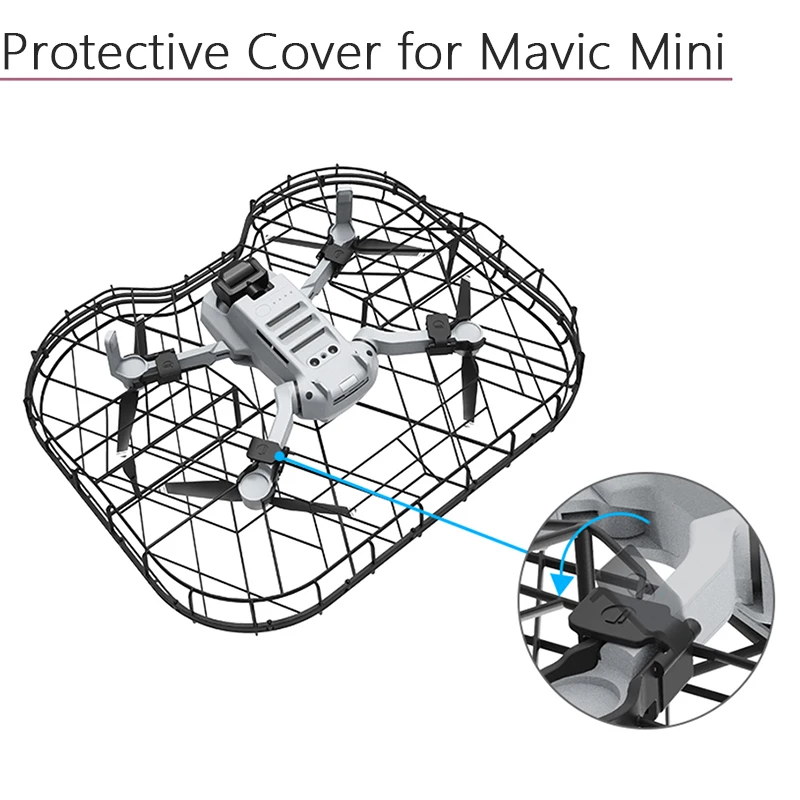 Flash Sale VGQ For DJI Mavic Mini Crash Cage Propeller Guard Takeoff Landing Protection Case Portable Protective Cover Drone Accessories 