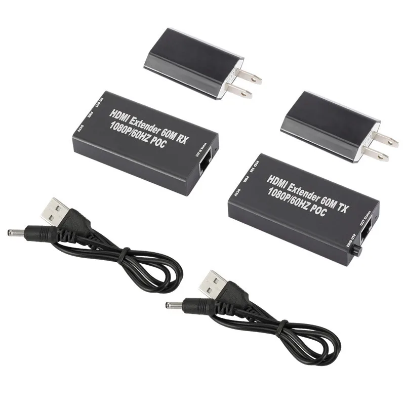 Кабель-удлинитель RJ45 60 м HDMI Cat5e Cat6 | Компьютеры и офис