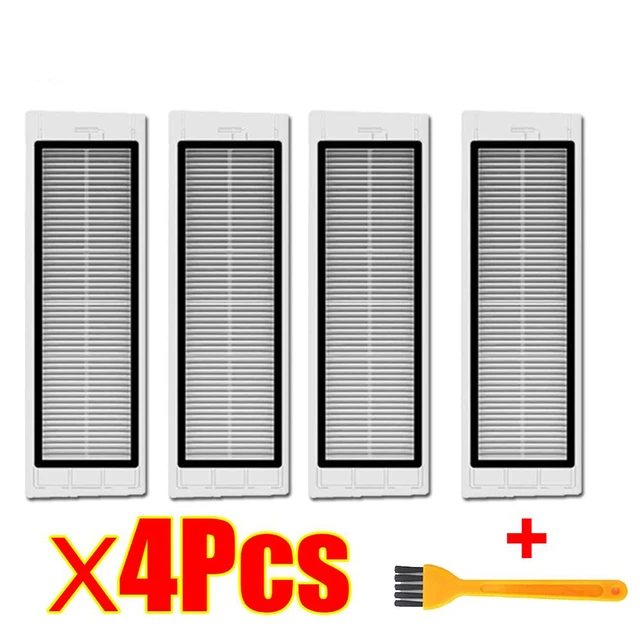 HEPA Filter Side Brush Main Brush Dust box for Xiaomi 1s MI Robot Vacuum 2 Roborock S50 S51 S5 Vacuum Cleaner Parts Accessories 4pcs
