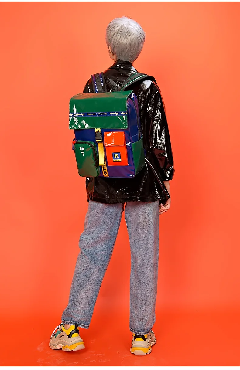 Оригинальная дизайнерская модная Водонепроницаемая парусиновая универсальная сумка через плечо, сумка для путешествий, подходит для студенческий ноутбук
