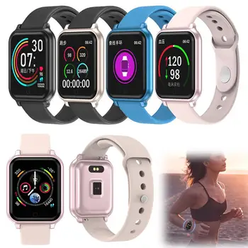 

Sleep Heart Rate Monitoring Bluetooth Smart Watch Sports Pedometer Tracker Handsfree Call Wristband For Android iOS Samsung HTC