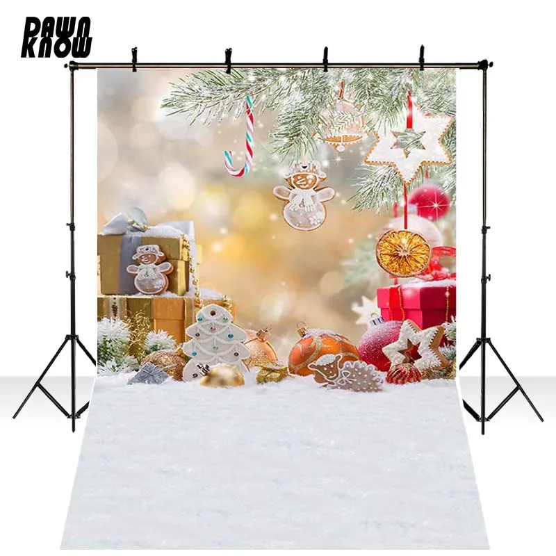 DAWNKNOW Счастливого Рождества Виниловый фон для фотосъемки с изображением