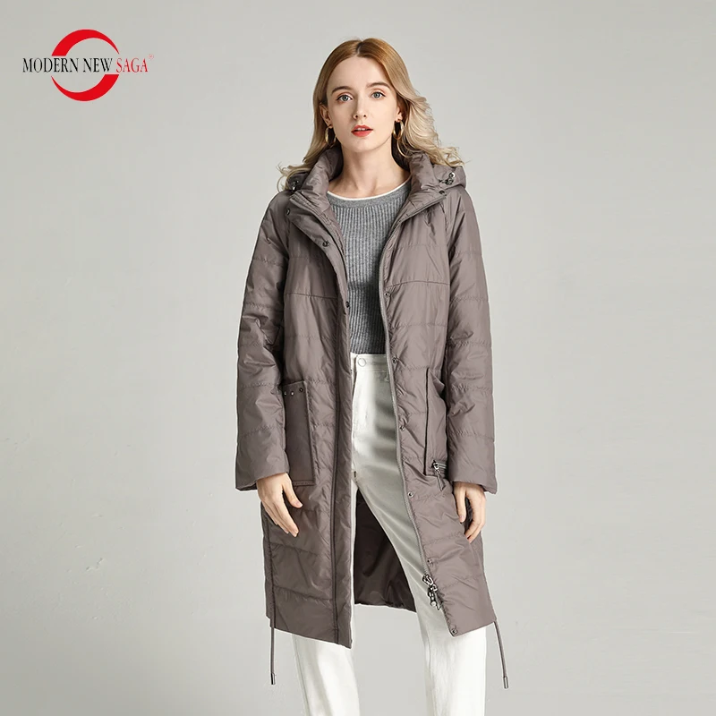 MODERN NEW SAGA Autumn Women Parka 2022 