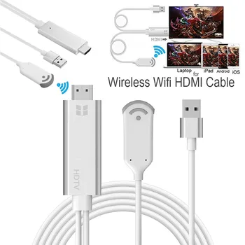 

Wifi Display Receiver 1080P Wireless WIFI USB To HDMI HDTV Adapter Splitter Cable For iPhone XS /XS MAX/XR 20 JUN 25