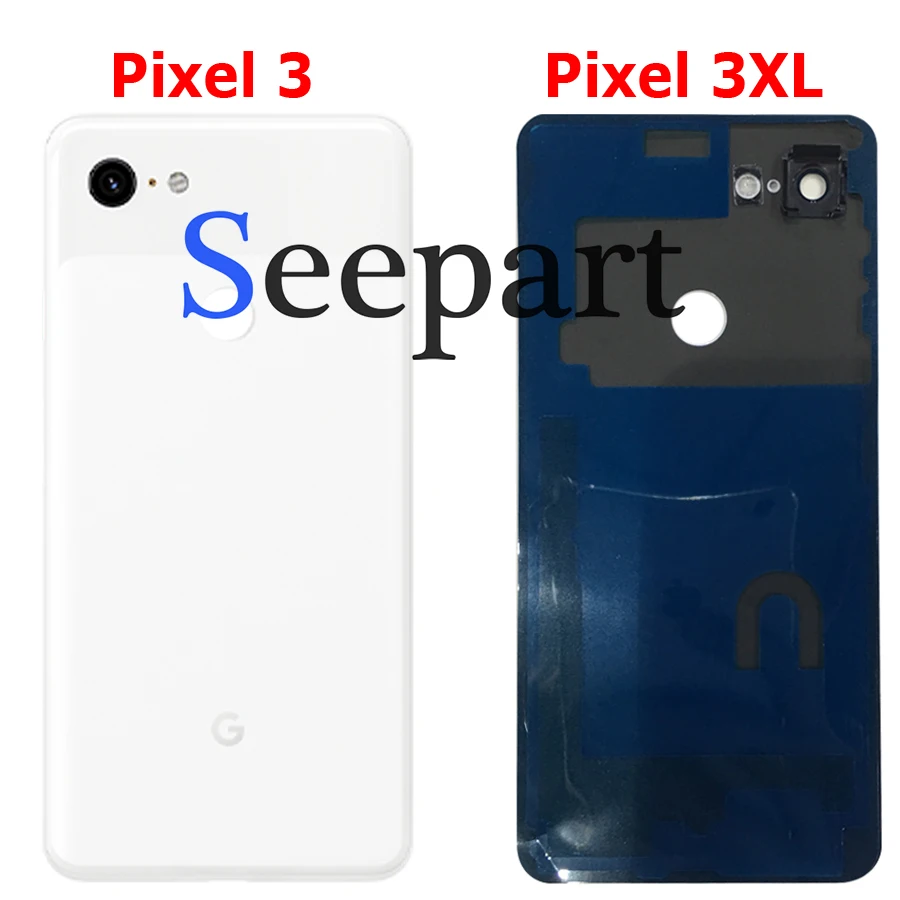 Полный для Google Pixel 3 XL Батарея крышка задней стороны специально для Корпус задний Чехол для Google Pixel 3 задних Батарея двери Запчасти для авто