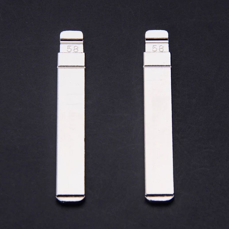 CITALL 10pcs Uncut 58# Flip KD Remote Lot Key Blade Blank Fit For Citroen Peugeot VA2