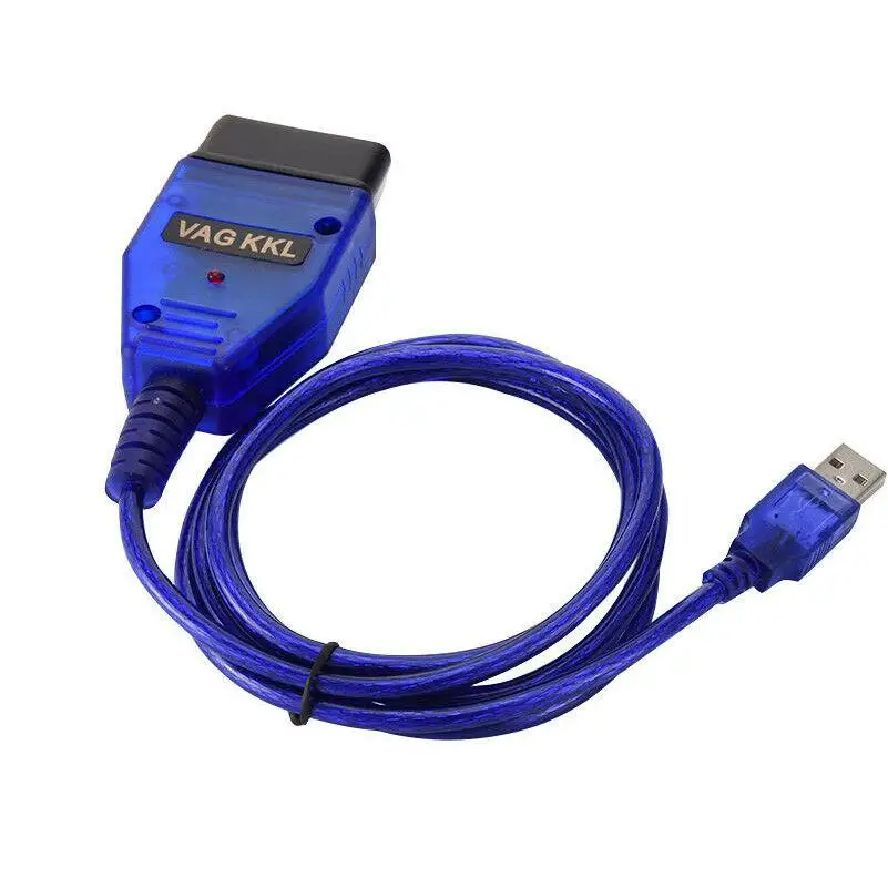 Автомобильный USB Vag-Com интерфейсный кабель KKL VAG-COM 409,1 OBD2 II OBD диагностический сканер автоматический кабель Aux для V W Vag Com интерфейс