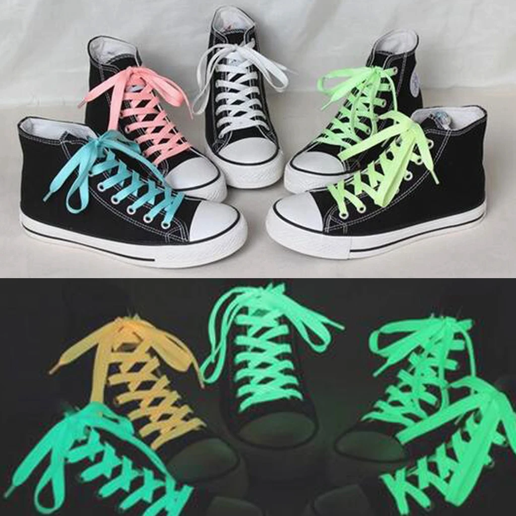 3 Pairs 180cm Premium Luminous Flash Light Up Roller / Inline Skate Shoe Laces Sneaker Boots String Shoelaces Replacement