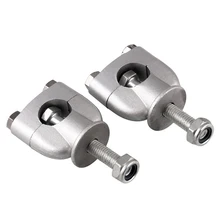 7/8 дюйма 22 мм ручка мотоцикла крепление на руль стояки Серебряная Монтажная лампа VS998