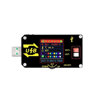 

Color Screen USB Voltage Converter Buck Boost Regulator Module Constant Voltage and Current Display 15W