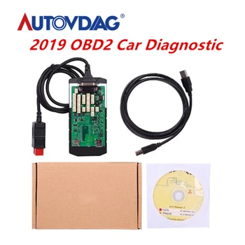 

2020 OBD2 Car accessories Diagnostic Tool Single Green double PCB Board 2015 R3 2016 R1 Keygen Software for Cars and Trucks