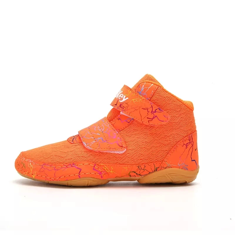 Wrestling Boots Children Boys Girls Training Cow Muscle Outsole Sports