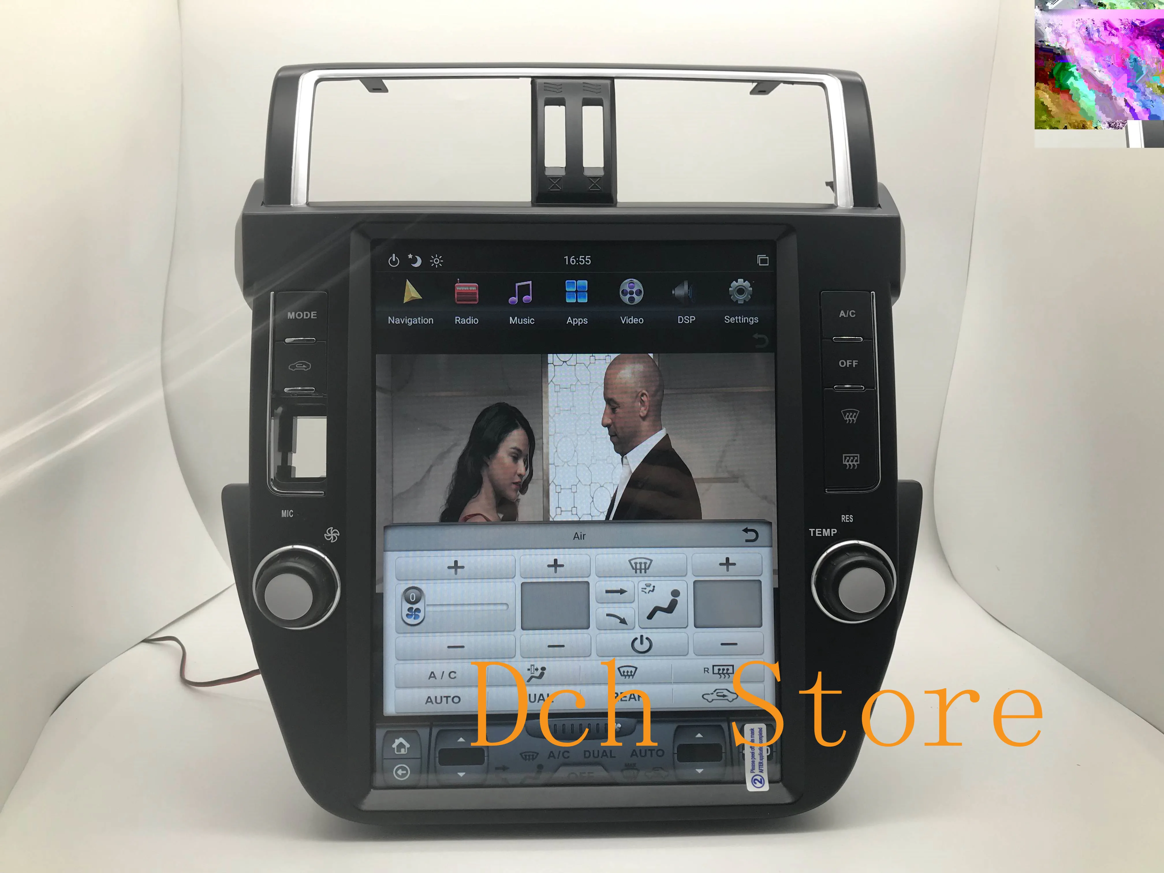 Автомобильный DVD плеер 12 1 дюйма в стиле tesla Android 9 0 для Toyota Land Cruiser Prado 2010 2011 2012 2013 2014