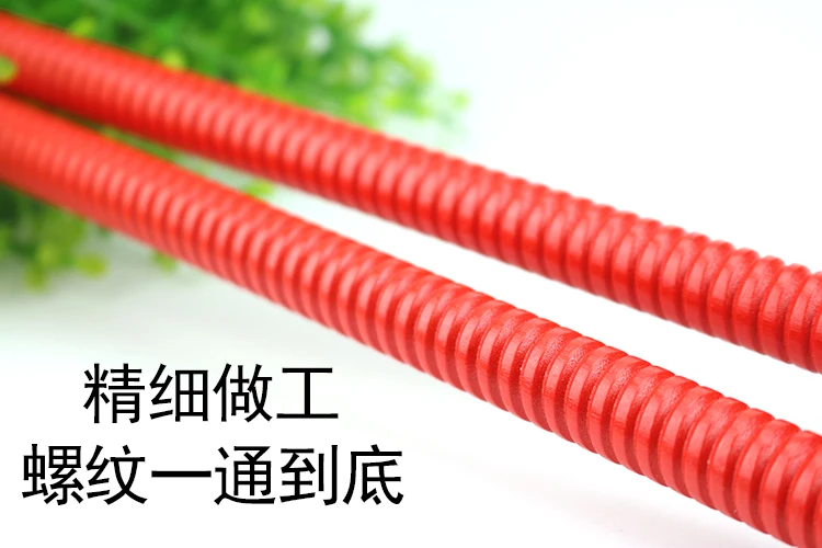 Red Stick Wood Rhythm Spiral Striking Stick Claves Orff Music Teaching Aids CHILDREN'S Percussion Instrument