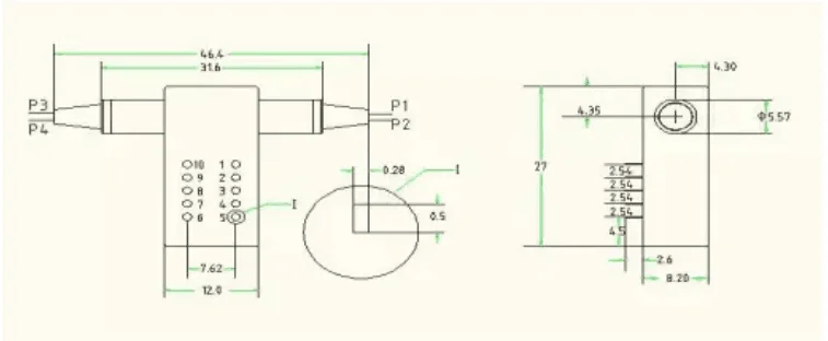 FSW-2x2B-SM 5V 2x2B оптический переключатель 1310nm 1550nm 900um 0,5 м механический оптический переключатель Non-с механической блокировкой