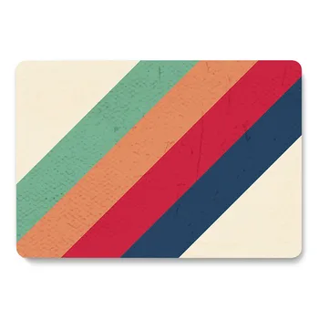 

Bold color stripes Pattern Laptop Case For Apple MacBook Retina Air 11.6 12 13.3 New Pro 15.4 16 inch Cover shell