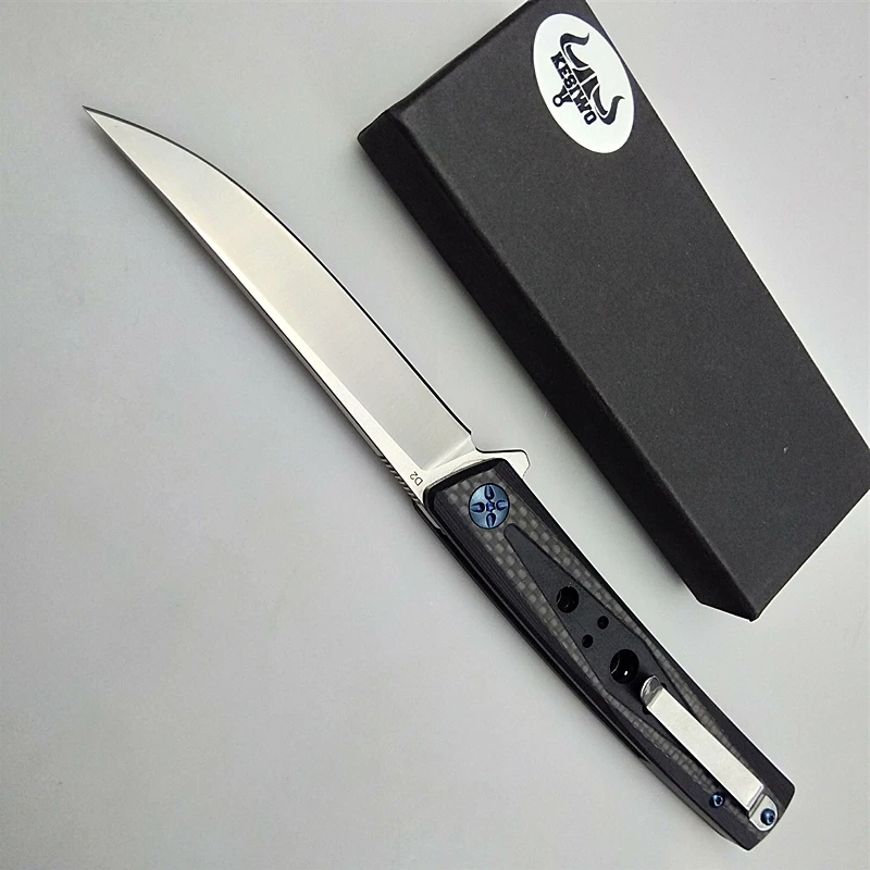 Günstige KESIWO folding messer d2 klinge flipper tragbare taktische camping überleben tasche messer geschenk carbon fiber küche neue EDC werkzeuge