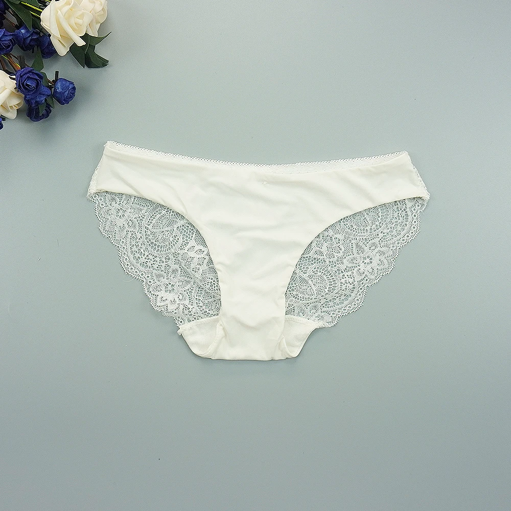 3 шт./лот женские трусы кружевные прозрачные трусики с низкой талией Нижнее белье