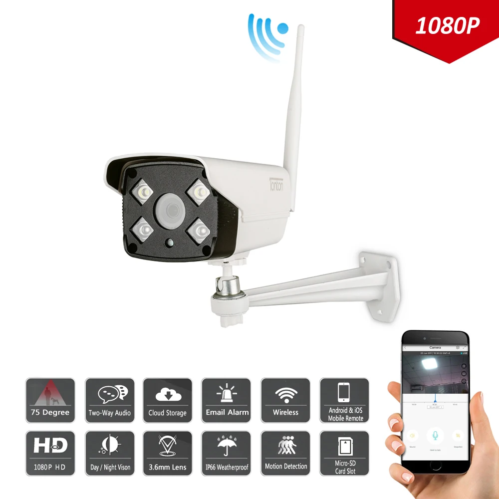 IP камера видеонаблюдения 1080P Wi Fi Onvif МП HD|Камеры видеонаблюдения| |