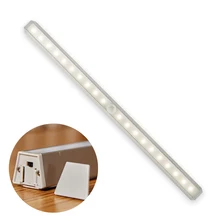 20 светодиодный светильник для шкафа с датчиком движения, магнитный беспроводной PIR лестница, активированный гараж, ночной шкаф, кухонный шкаф, коридор