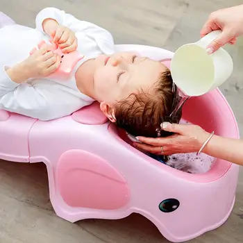 

Baby shampoo bed shampoo child shampoo recliner foldable baby shampoo chair child shampoo artifact can sit