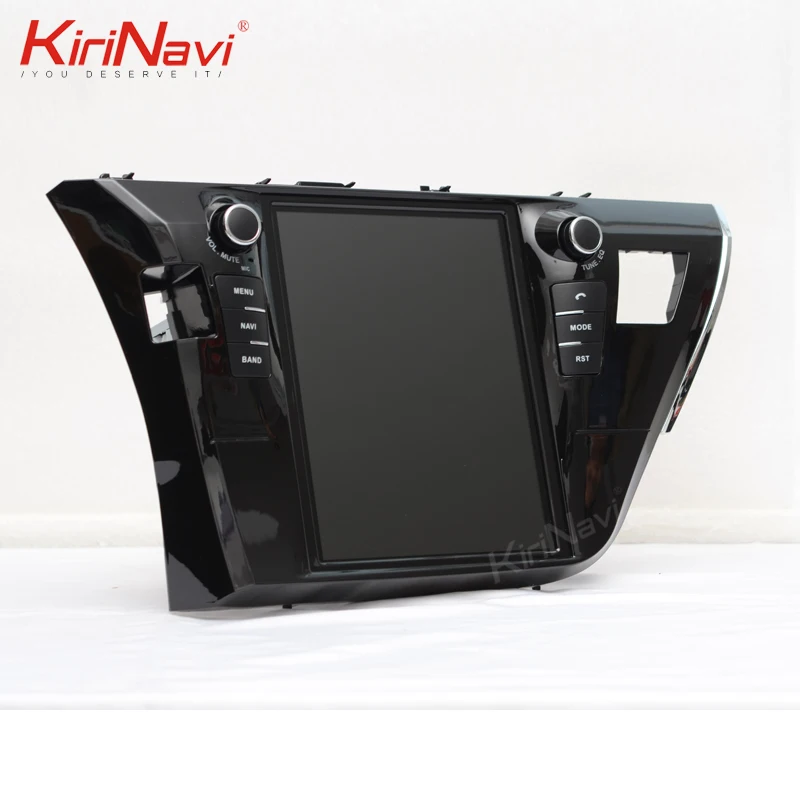 KiriNavi вертикальный экран Tesla style 10,4 ''Android 8,1 автомобильный DVD мультимедийный плеер для GPS для Toyota Corolla навигация 4G 2013