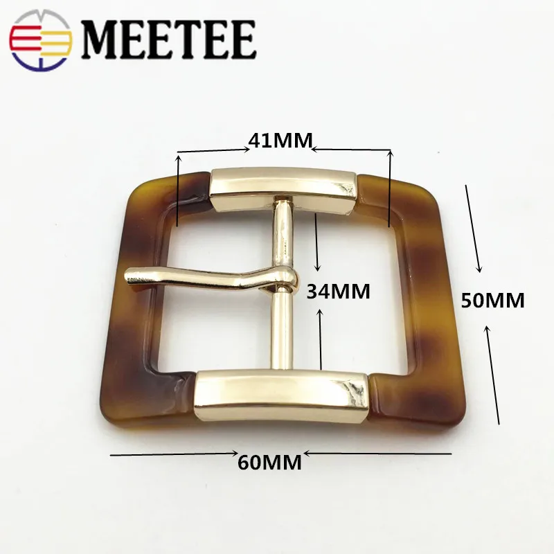 Meetee 2/5 шт. одноцветная пряжка для ремня из смолы мужчин и женщин головка