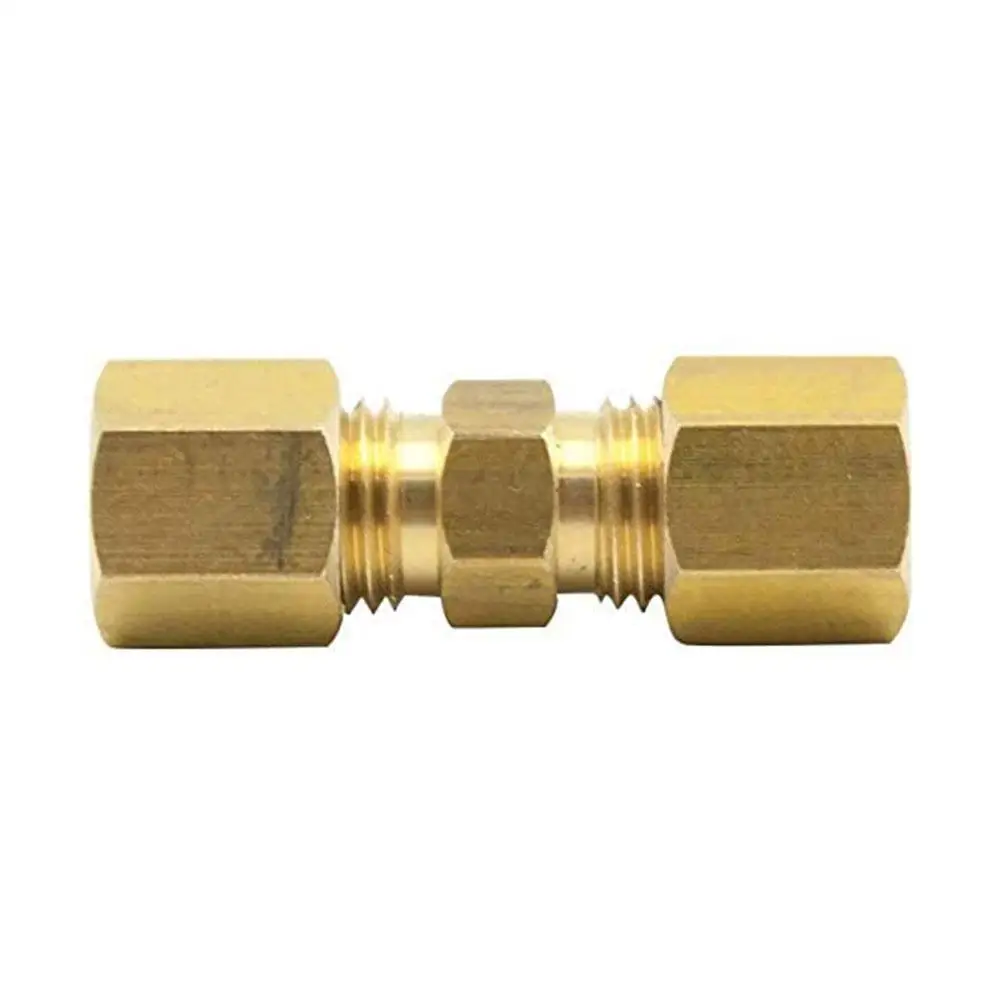 3/16" OD Brass Compression Fitting Straight Union Connector Automobile brake hose fittings 3/16" nozzle