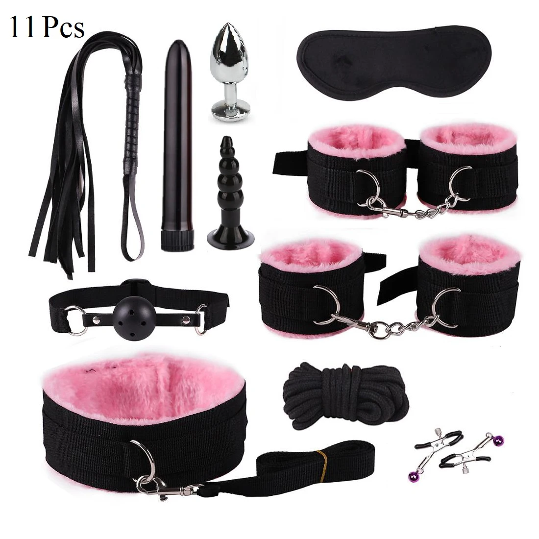 BDSM Adult Sex Product 10 PCs Set Suit