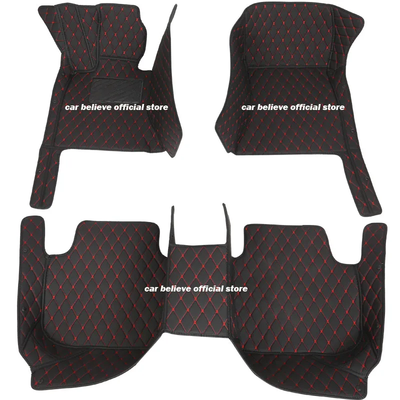 High Quality Black Auto Leather Car Floor Mat For Peugeot 206 207 308 307 407 2008 301 508 SW 208 5008 Accessories
